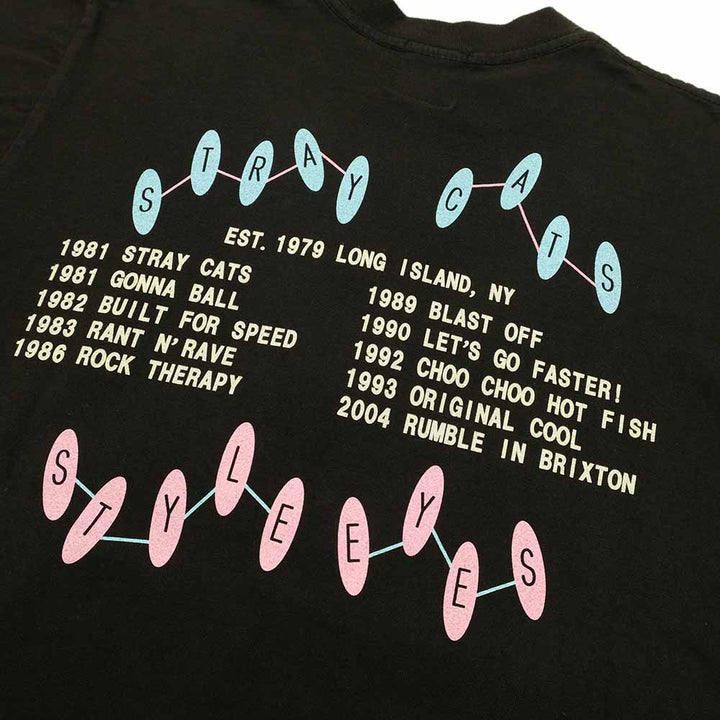 STRAY CATS × STYLE EYES - ROCK T-SHIRT LIMITED EDITION - BUILT FOR SPEED - SE78300