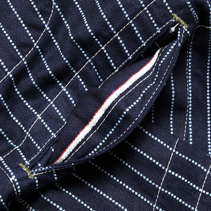 Sugar Cane - 9oz. Wabash Stripe Work Vest - SC12654