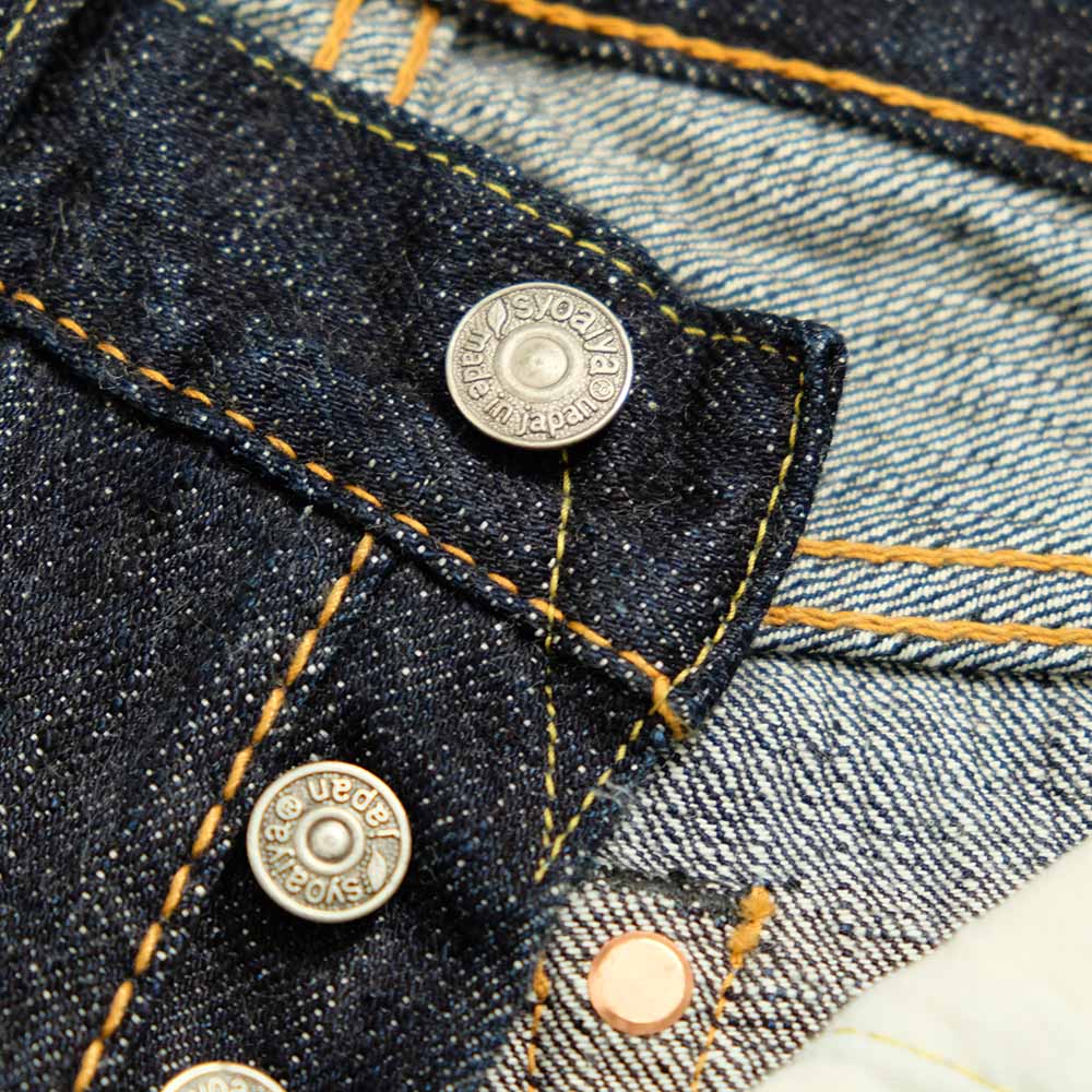 Pure Blue Japan 14oz. ORIGINAL SELVEDGE DENIM INDIGO TAPERED SLIM XX-013