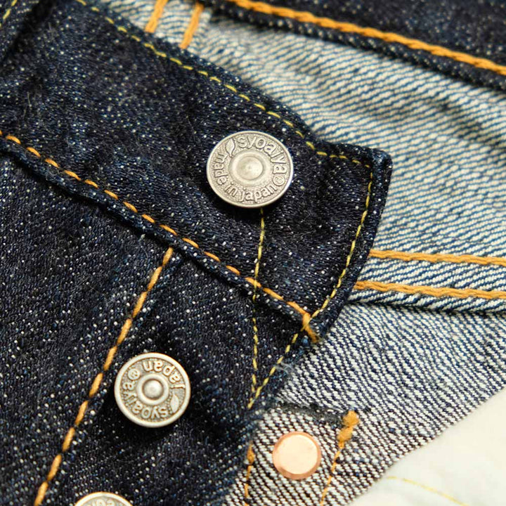 Pure Blue Japan 14oz. ORIGINAL SELVEDGE DENIM INDIGO TAPERED SLIM XX-013