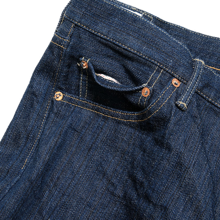 Oni Denim<br>Regular Rise Neat Straight<br>Natural Indigo "ONI KIWAMI"<br>ONI-246