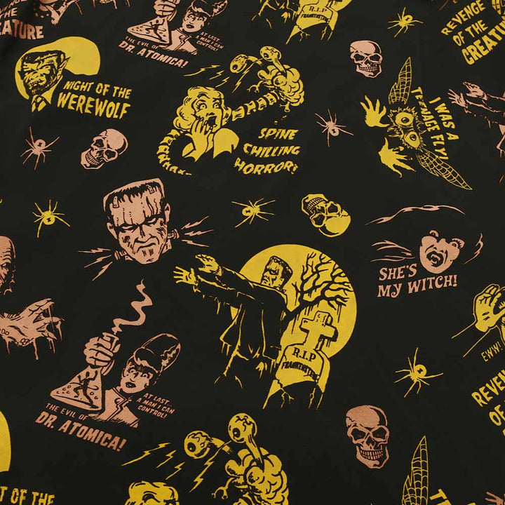 STAR OF HOLLYWOOD - HIGH DENSITY RAYON OPEN SHIRT - THE MONSTERS - SH38871