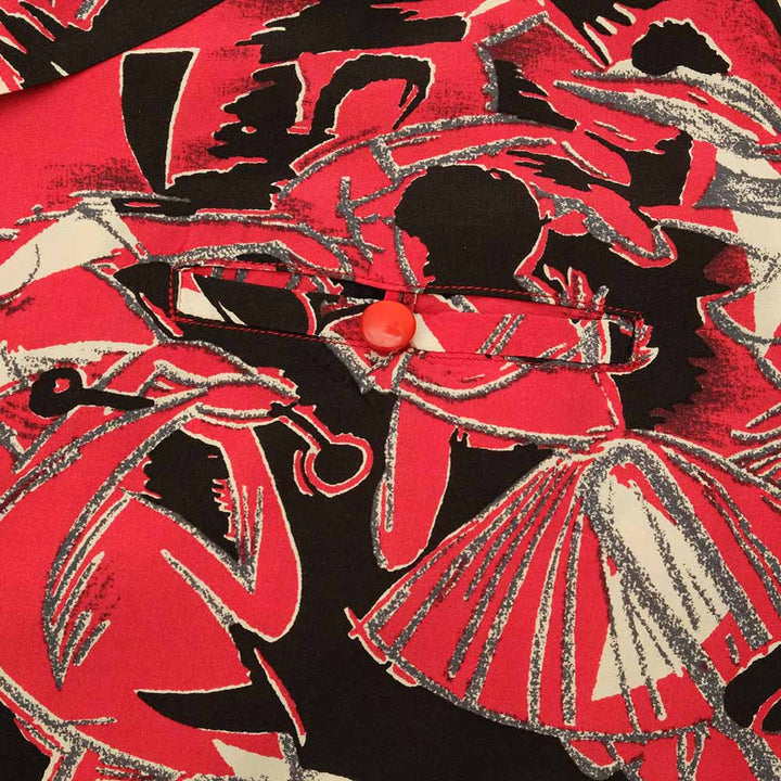 STAR OF HOLLYWOOD - HIGH DENSITY RAYON OPEN SHIRT - ROCK 'N' ROLL - SH39090