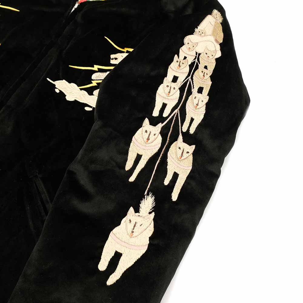 TAILOR TOYO Velveteen Souvenir Jacket POLAR BEAR X ALASKA MAP TT15175-119