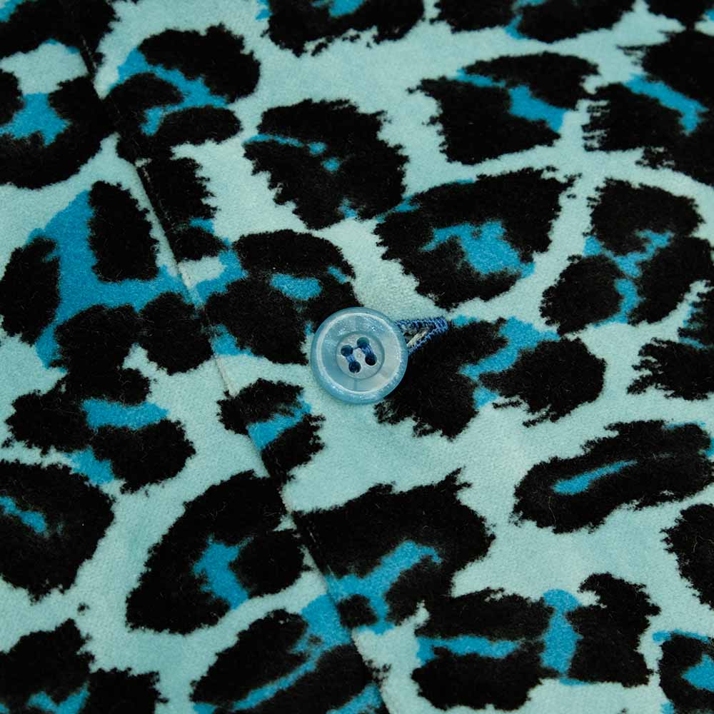 STYLE EYES Velveteen L/S Sports Shirt LEOPARD SE28973