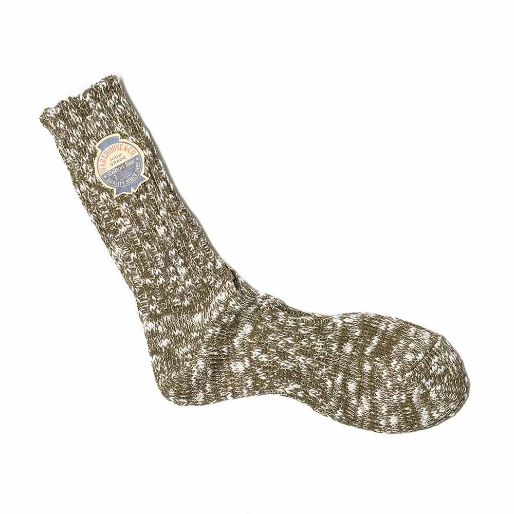 WAREHOUSE - Lot 5235 SLUB RIB ZOKKI SOCKS - 5235WH