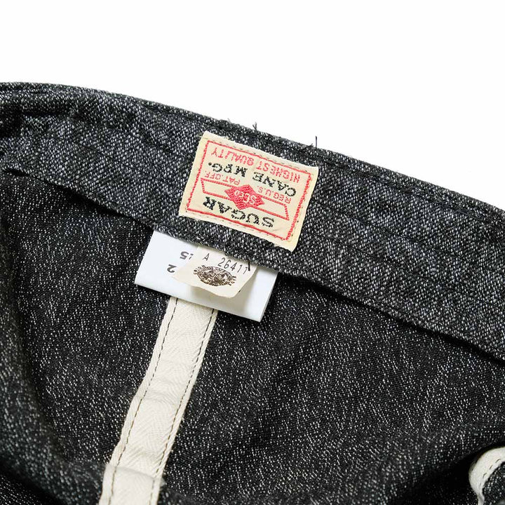 SUGAR CANE 9oz. BLACK COVERT APPLEJACK CAP SC02625