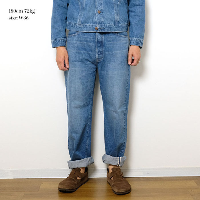 Burgus Plus x Big John Collaboration Jeans - BP103N - Used Wash