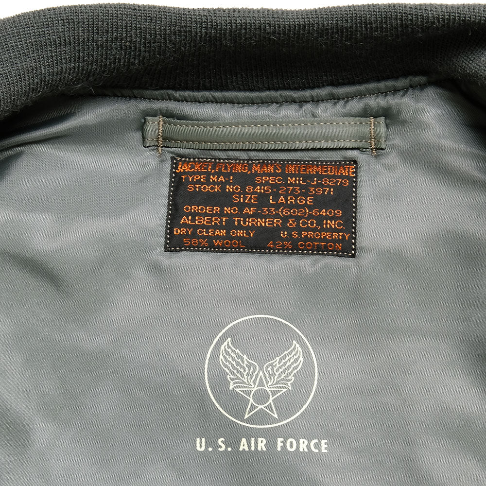 BUZZ RICKSON'S - Type MA-1 - ALBERT TURNER & CO., INC. - BR14900