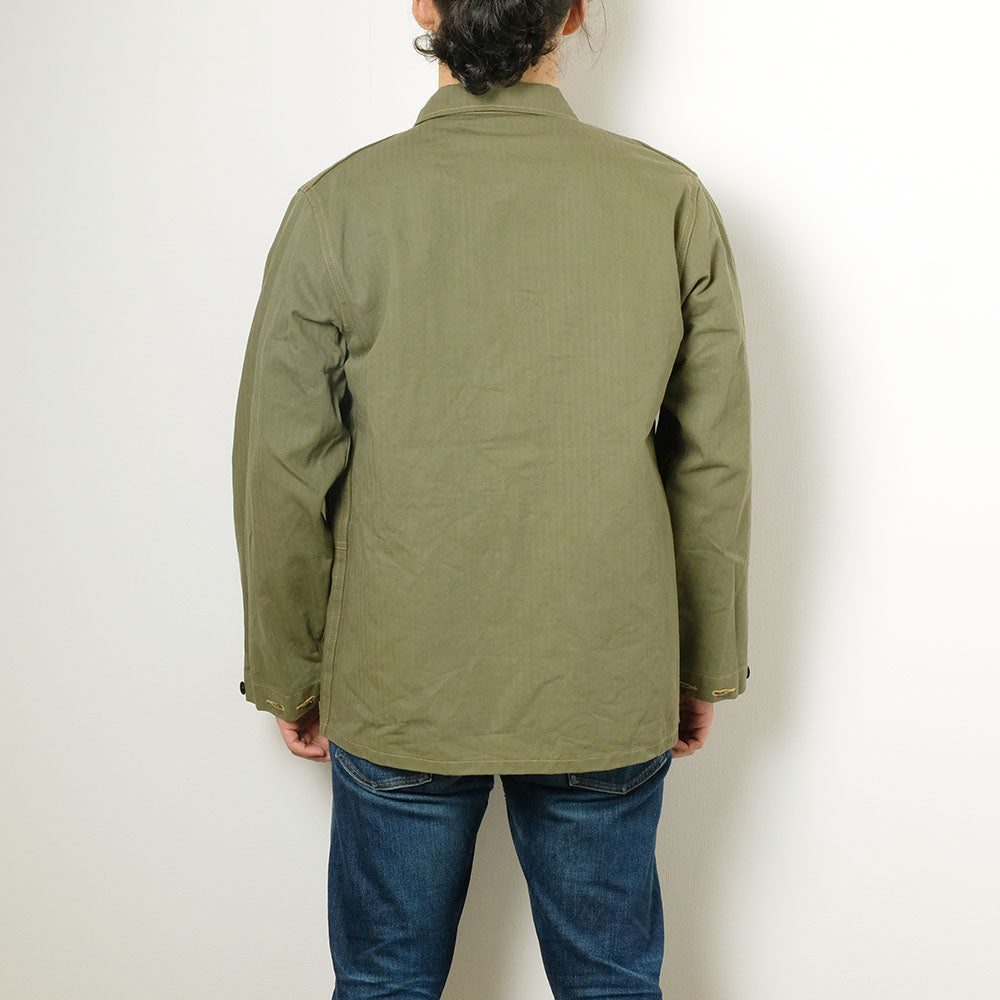 BUZZ RICKSON'S - U.S. MARINE CORPS M-1944 HERRINGBONE UTILITY JACKET - BR15123
