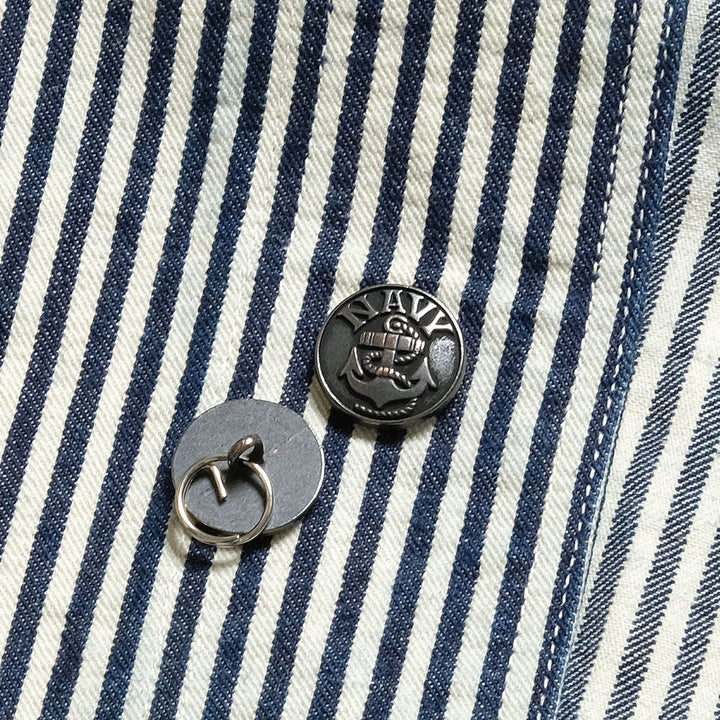 BUZZ RICKSON'S - U.S. NAVY WWII UTILITY HICKORY JACKET - BR15303