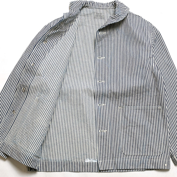 BUZZ RICKSON'S - U.S. NAVY WWII UTILITY HICKORY JACKET - BR15303