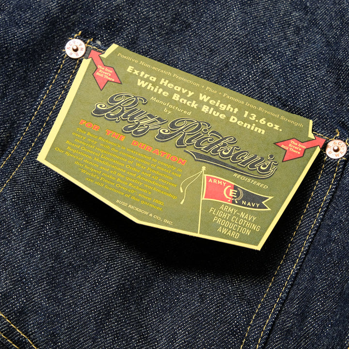 BUZZ RICKSON'S - WORLD WAR II DENIM BLOUSE - BR16041