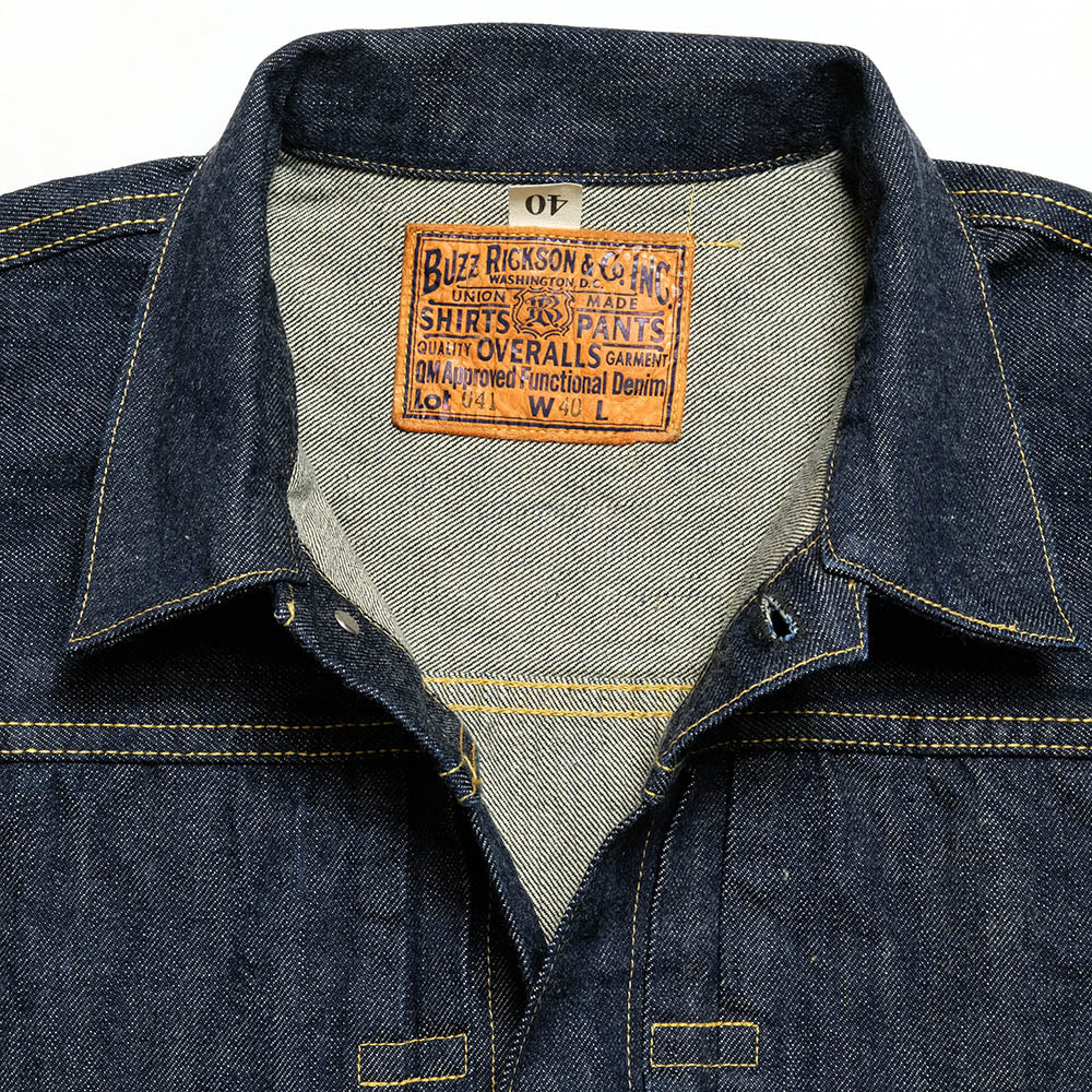 BUZZ RICKSON'S - WORLD WAR II DENIM BLOUSE - BR16041