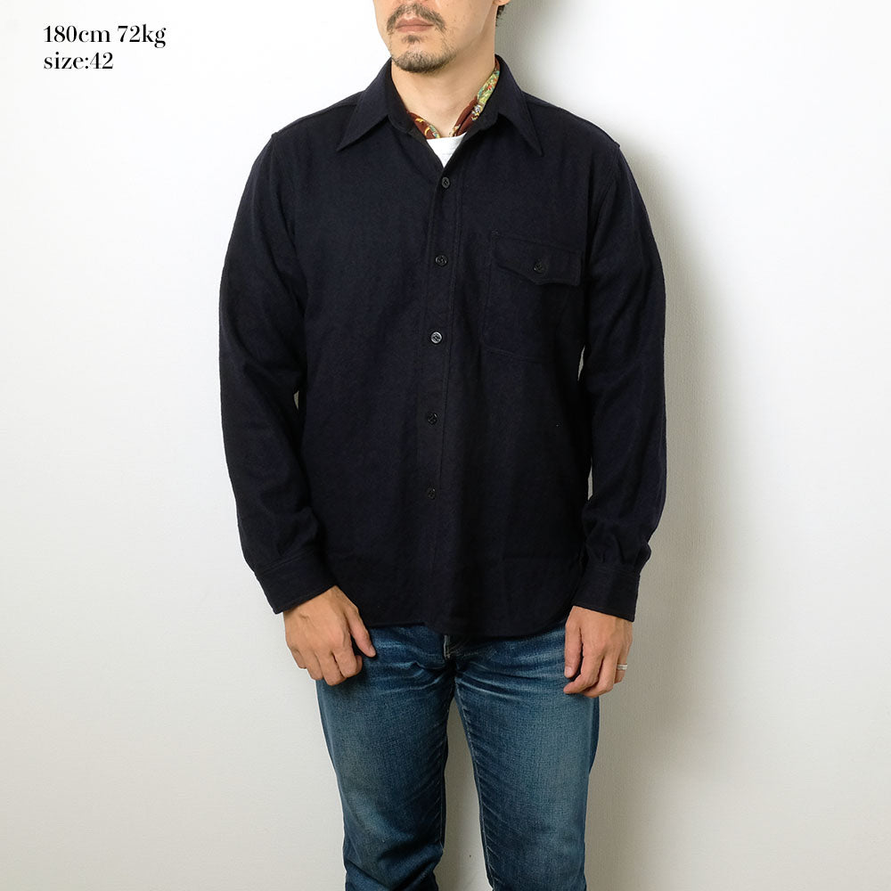 BUZZ RICKSON'S - C.P.O. SHIRTS - NAVAL CLOTHING FACTORY - BR24961