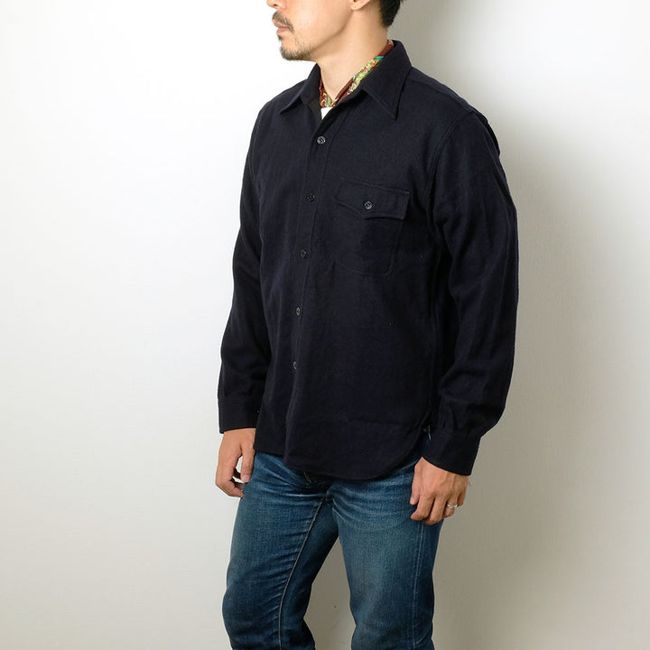 BUZZ RICKSON'S - C.P.O. SHIRTS - NAVAL CLOTHING FACTORY - BR24961