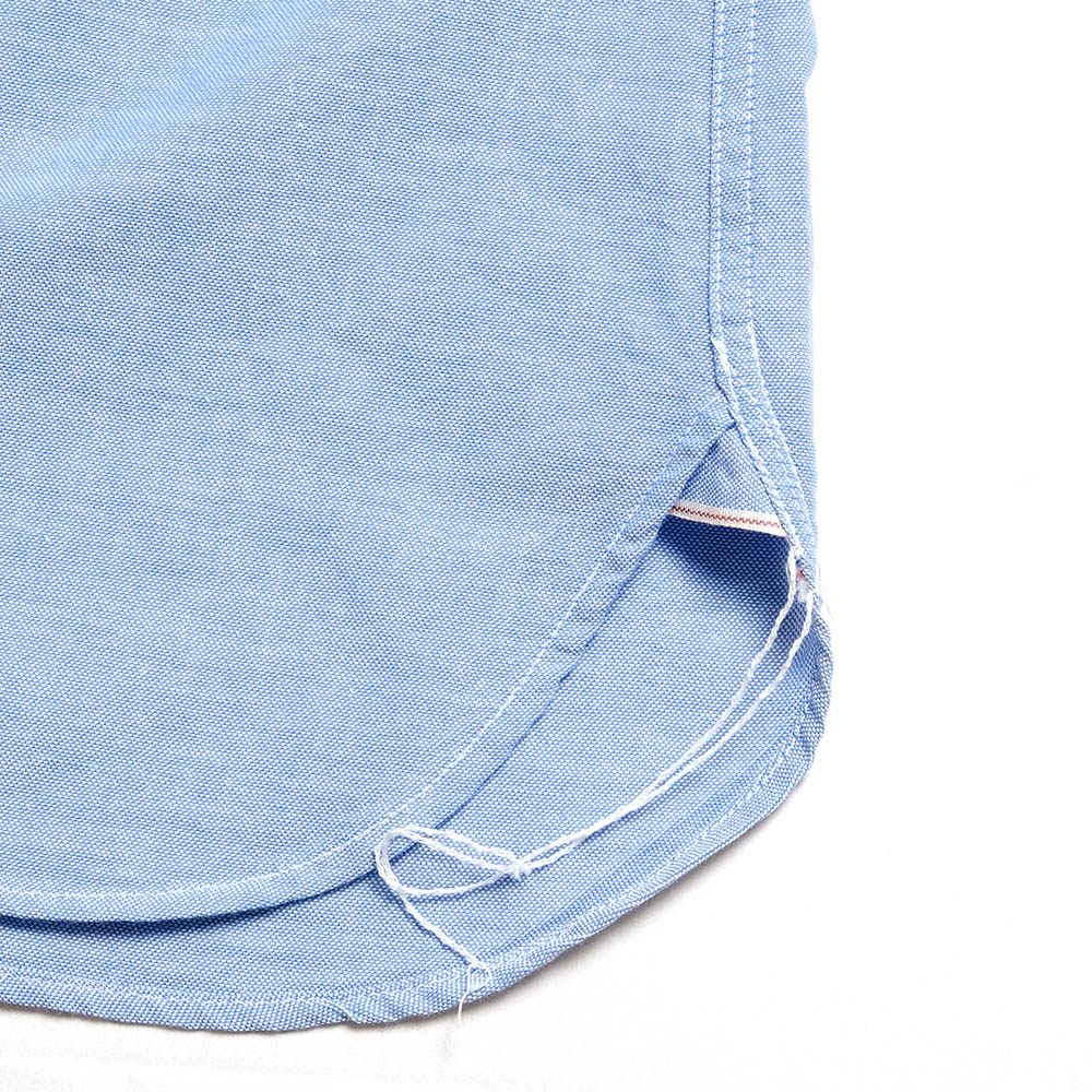 BUZZ RICKSON’S - SHIRT,MAN'S,COTTON OXFORD CLOTH, 4oz. BLUE - BR28824