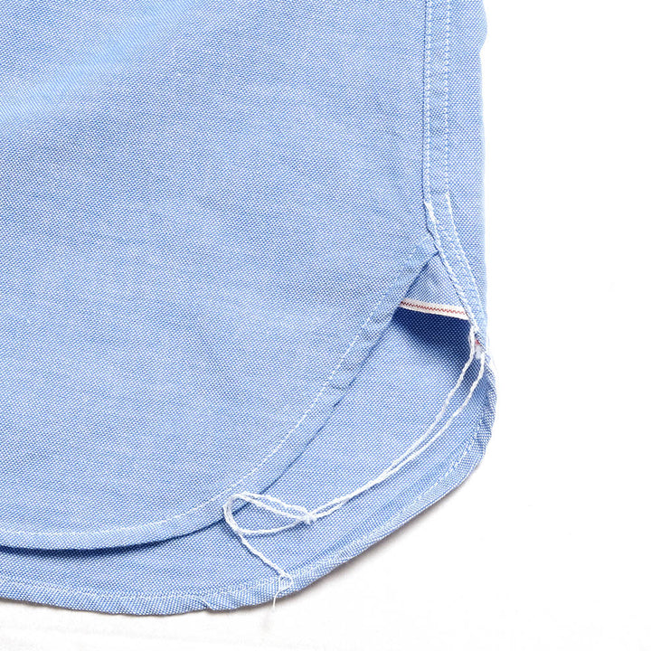 BUZZ RICKSON’S - SHIRT,MAN'S,COTTON OXFORD CLOTH, 4oz. BLUE - BR28824