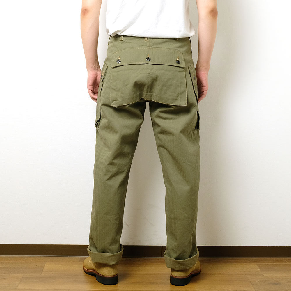 BUZZ RICKSON'S - U.S. MARINE CORPS HERRINGBONE PANTS - BR42340