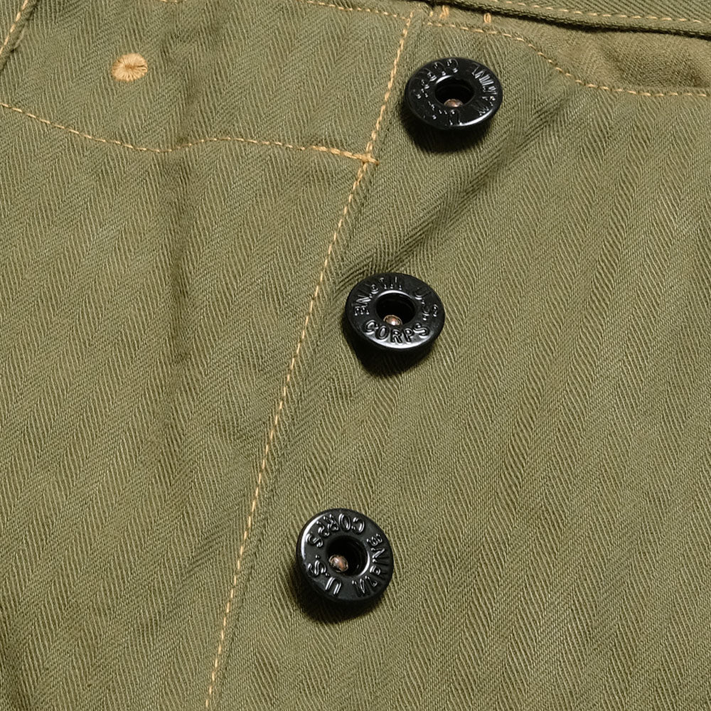 BUZZ RICKSON'S - U.S. MARINE CORPS HERRINGBONE PANTS - BR42340