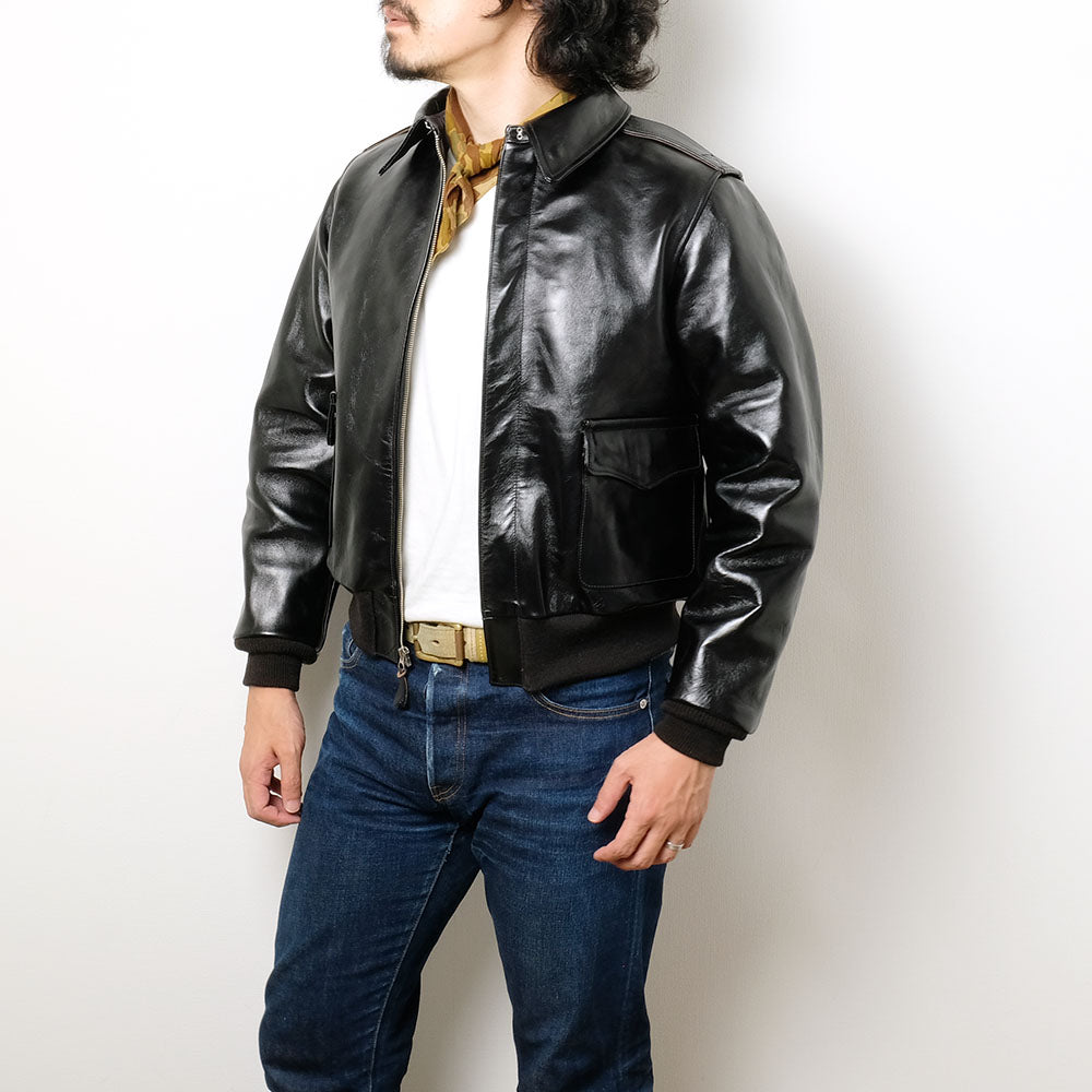 BUZZ RICKSON'S - WILLIAM GIBSON COLLECTION - BLACK A-2 - BR80596