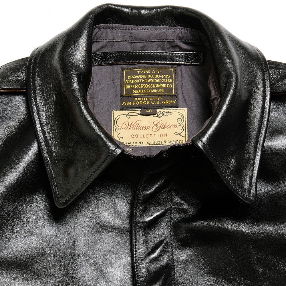 BUZZ RICKSON'S - WILLIAM GIBSON COLLECTION - BLACK A-2 - BR80596