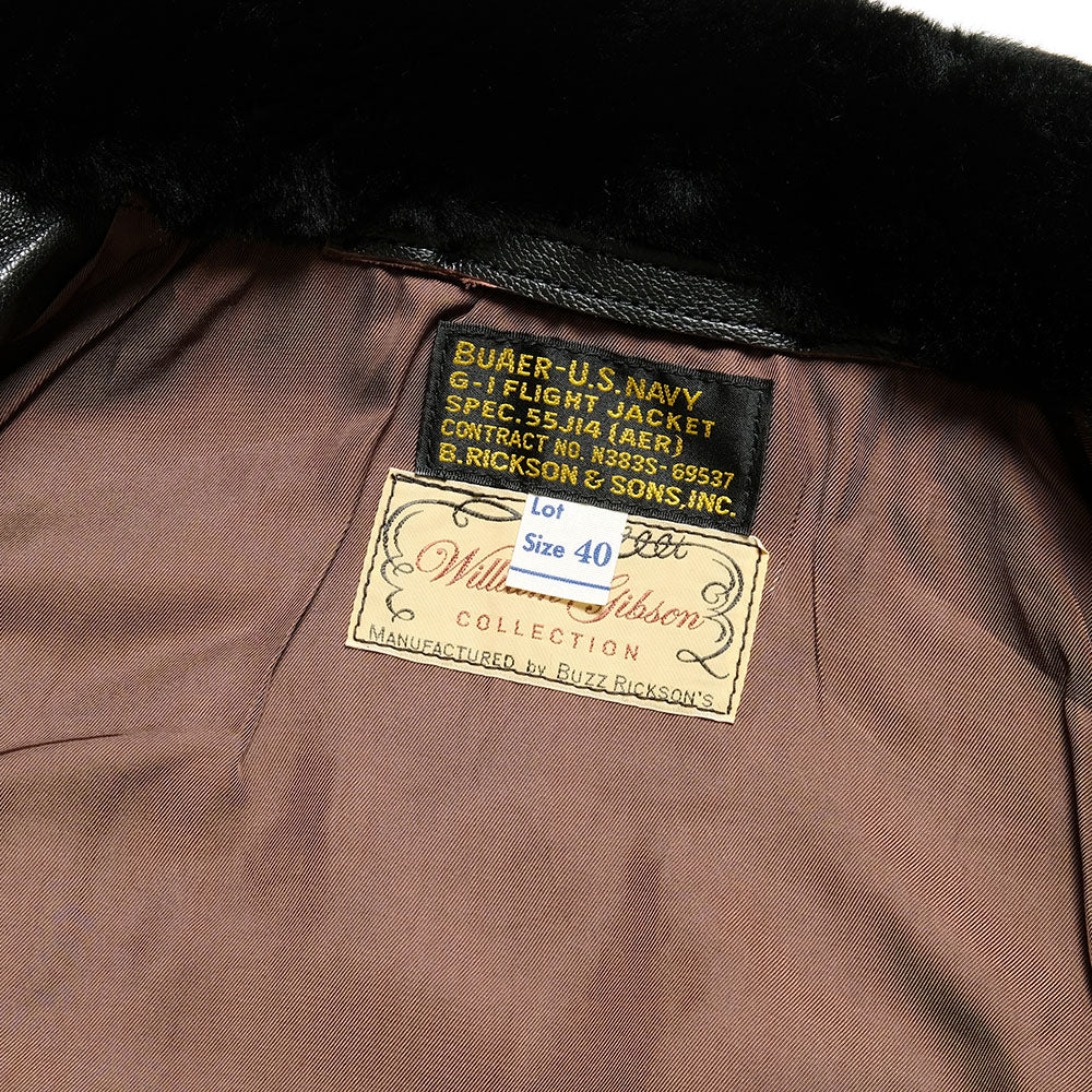 BUZZ RICKSON'S - WILLIAM GIBSON COLLECTION - Type BLACK G-1 - BR80597