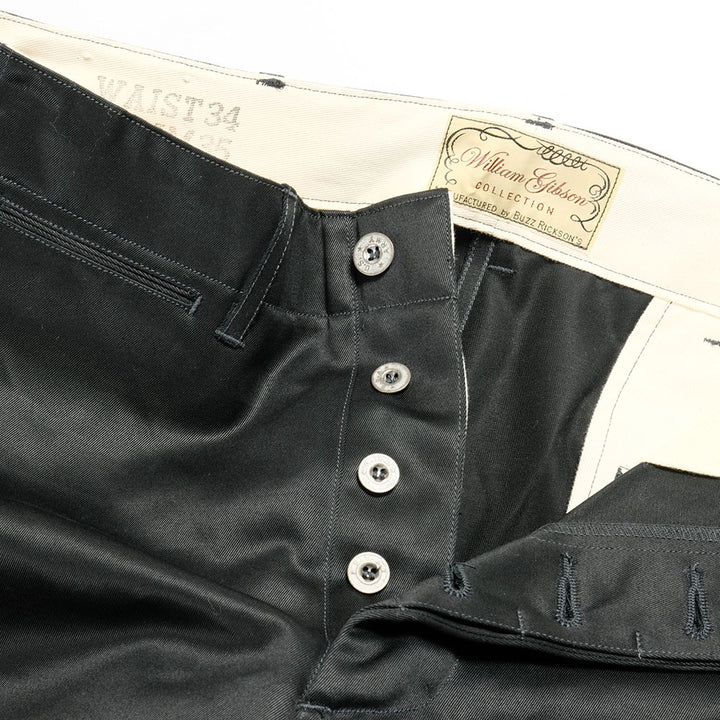 BUZZ RICKSON'S - WILLIAM GIBSON COLLECTION - BLACK CHINO 1942 MODEL - BR41860