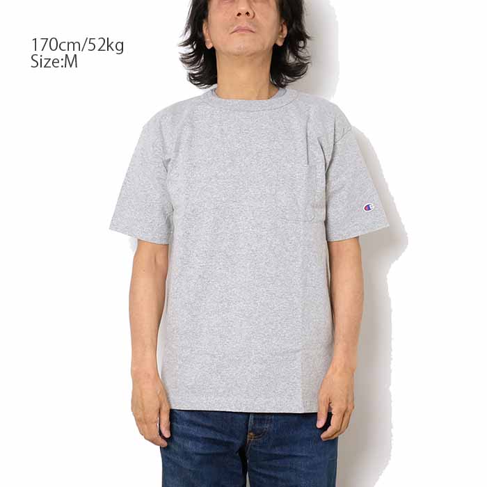 Champion Made in U.S.A. T-1011 US T-SHIRT WITH POCKET C5-B303 