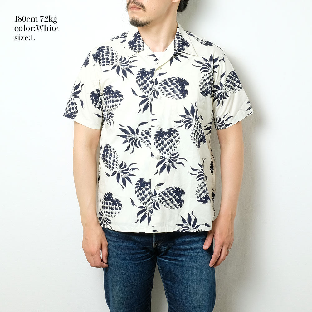 Sun Surf Duke Kahanamoku Cotton Open Shirt Duke's Pineapple DK37811