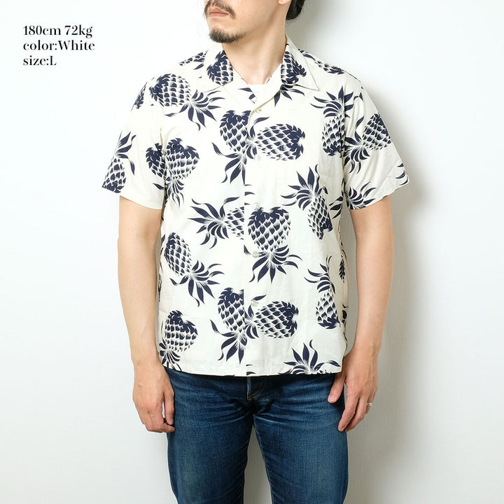 Sun Surf Duke Kahanamoku Cotton Open Shirt Duke's Pineapple DK37811