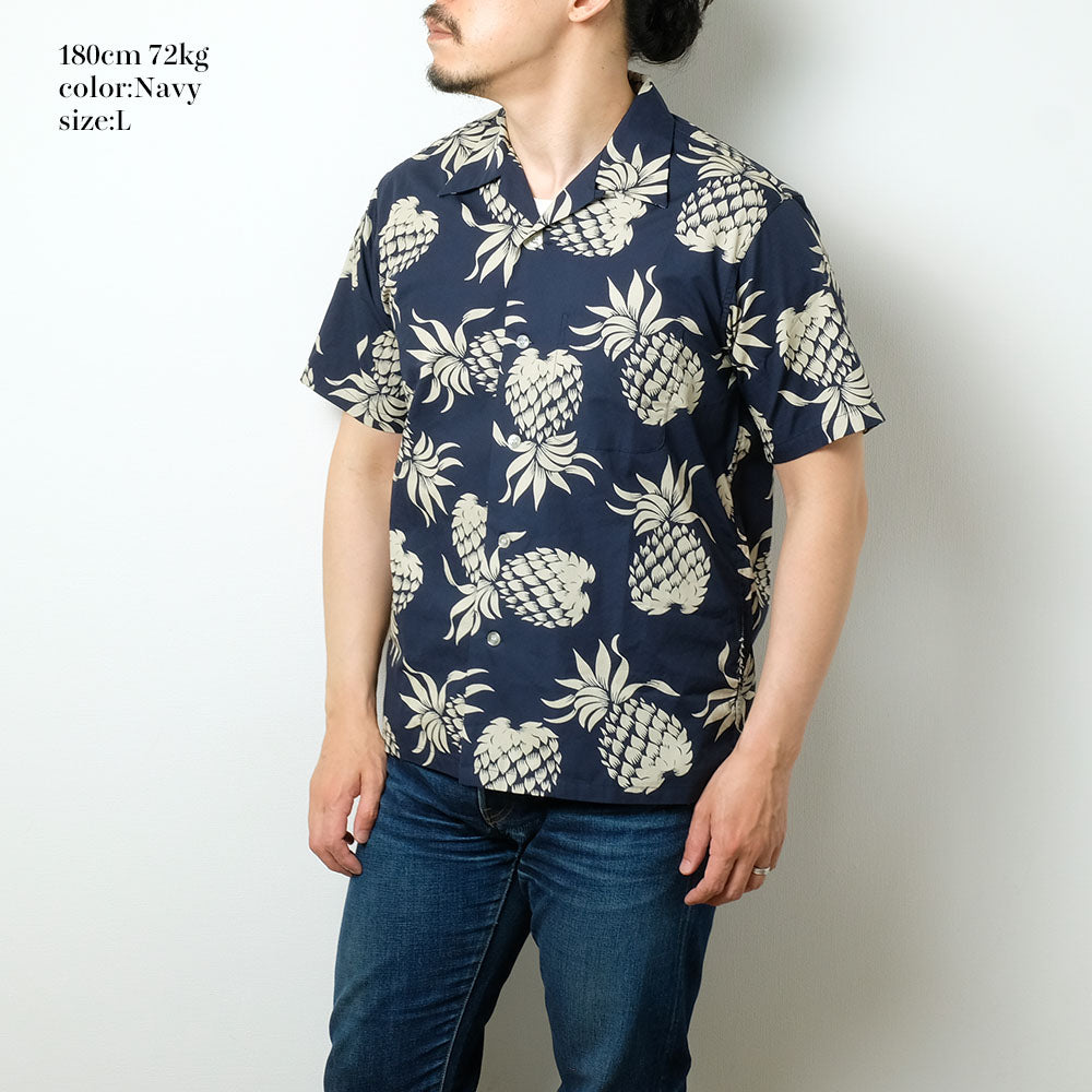 Duke Kahanamoku - Cotton Open Shirt - Duke's Pineapple - DK37811