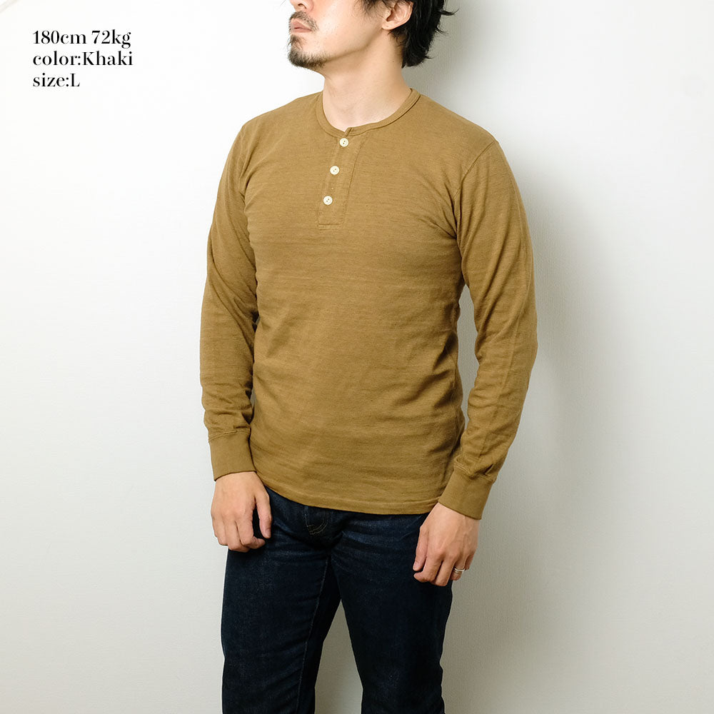 Burgus Plus - L/S Henley Neck Tee - HBP-010