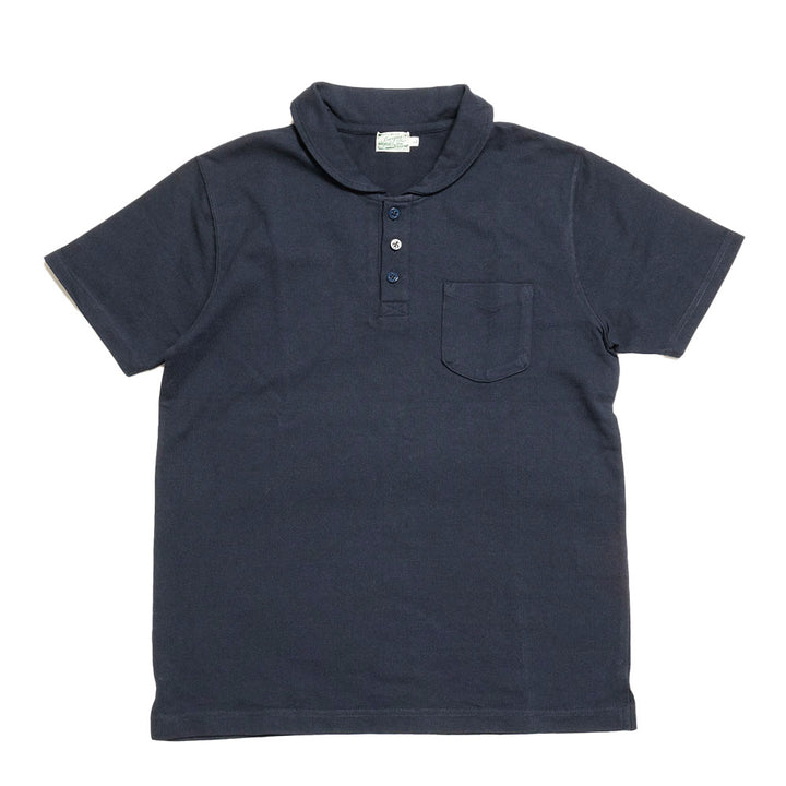 BURGUS PLUS - S/S Shawl Collar Polo Shirt - HBP-011