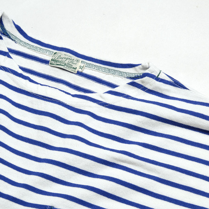 BURGUS PLUS - L/S Wide Basque Shirts Border - HBP-025BD