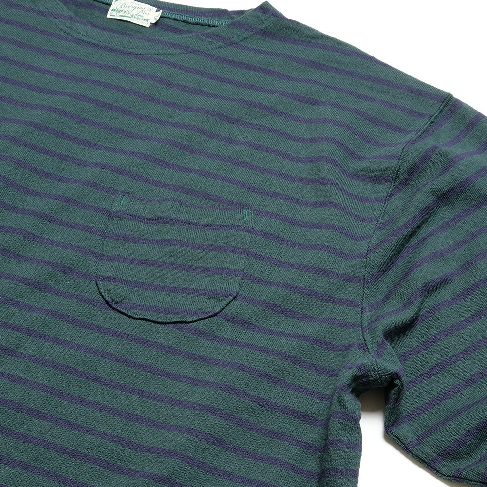 BURGUS PLUS L/S Wide Basque Shirts Border HBP-025BD