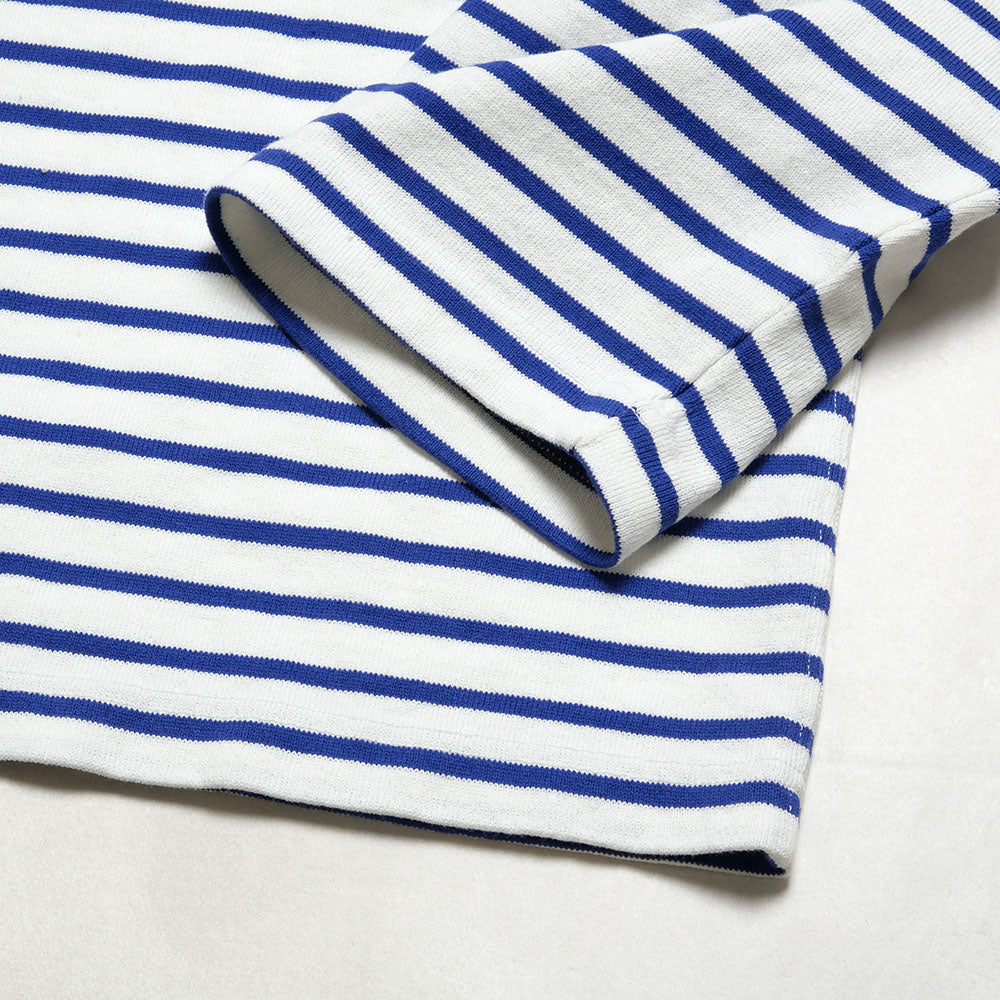 BURGUS PLUS - L/S Wide Basque Shirts Border - HBP-025BD