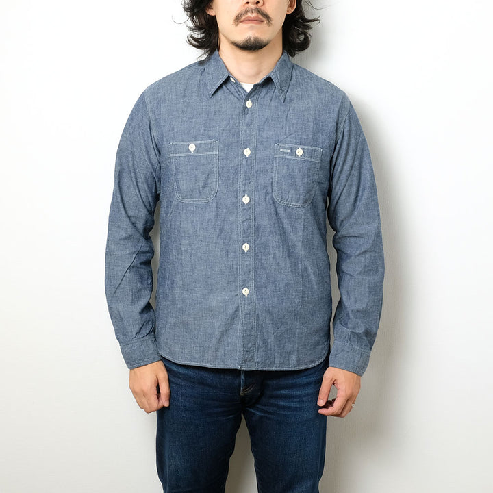 BURGUS PLUS HBP-300CH Chambray Work Shirt