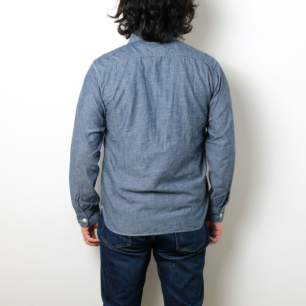 BURGUS PLUS - HBP-300CH Chambray Work Shirt - HBP-300CH