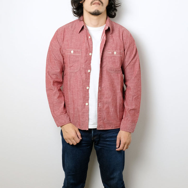 BURGUS PLUS HBP-300CH Chambray Work Shirt