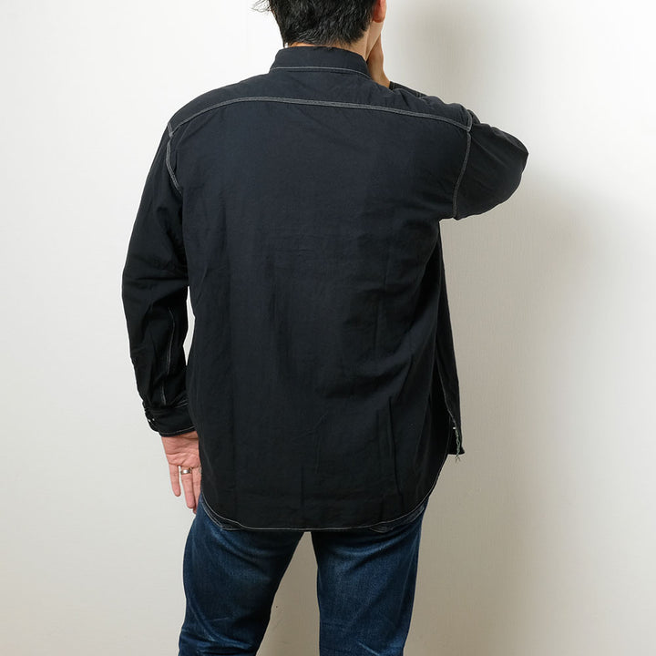 BURGUS PLUS - Beta Chambray Work Shirt - Wide Silhouette - HBP-300CHBWD