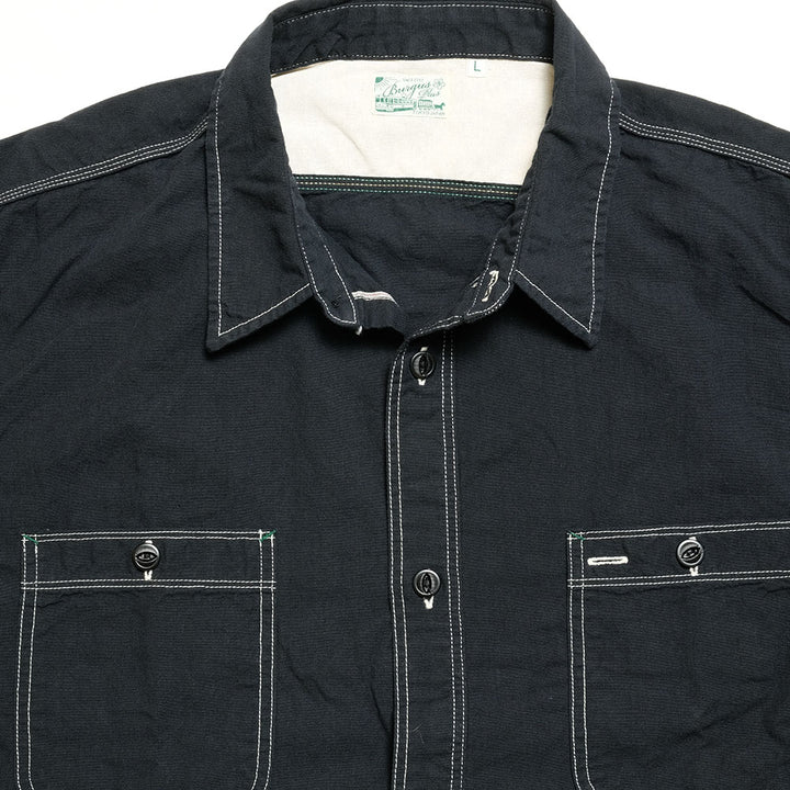 BURGUS PLUS - Beta Chambray Work Shirt - Wide Silhouette - HBP-300CHBWD