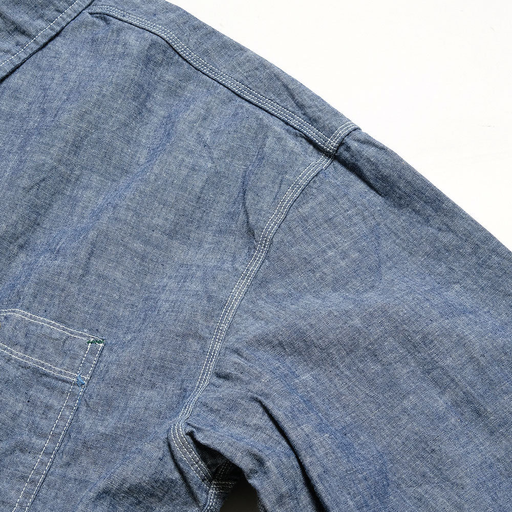 BURGUS PLUS - Chambray Work Shirt Wide Silhouette - HBP-300CHWD