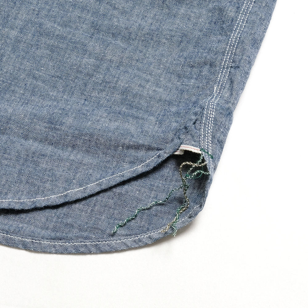 BURGUS PLUS - Chambray Work Shirt Wide Silhouette - HBP-300CHWD