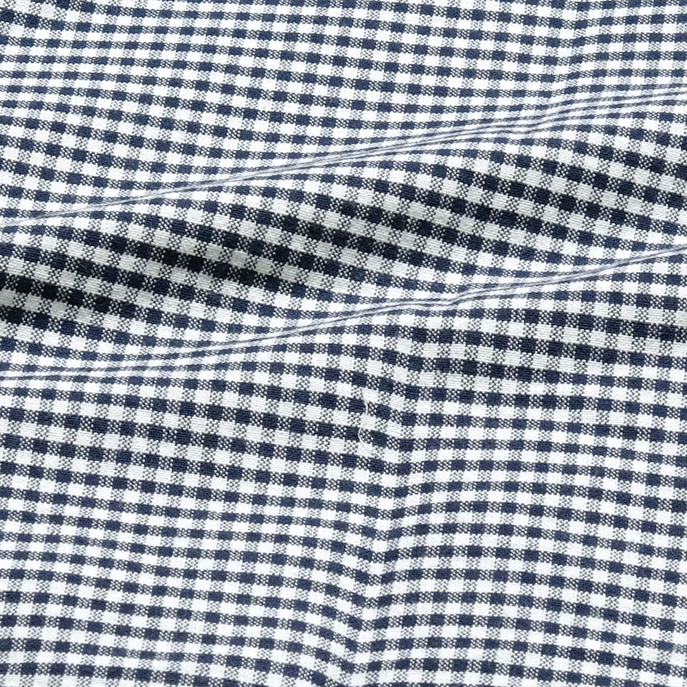 BURGUS PLUS - Gingham Plaid BD Shirt - HBP-303B-NV