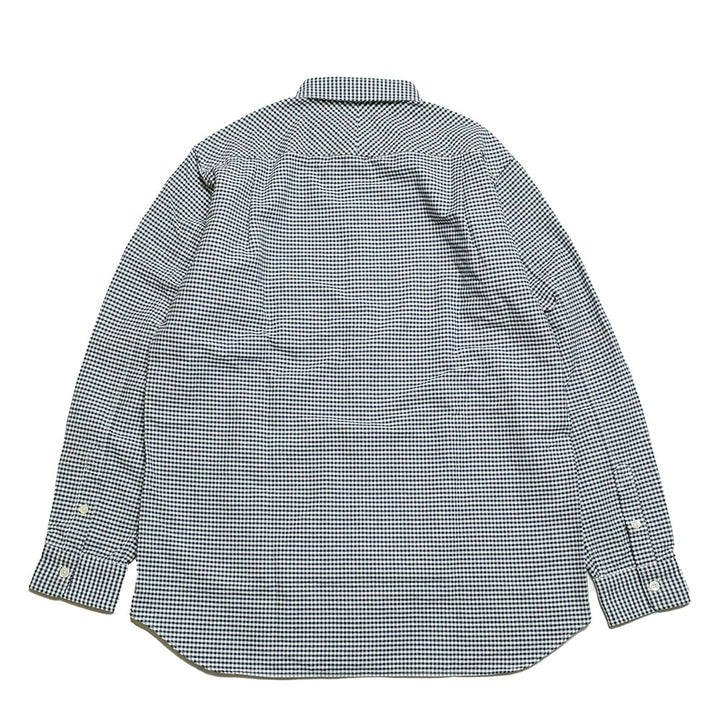 BURGUS PLUS - Gingham Plaid BD Shirt - HBP-303B-NV