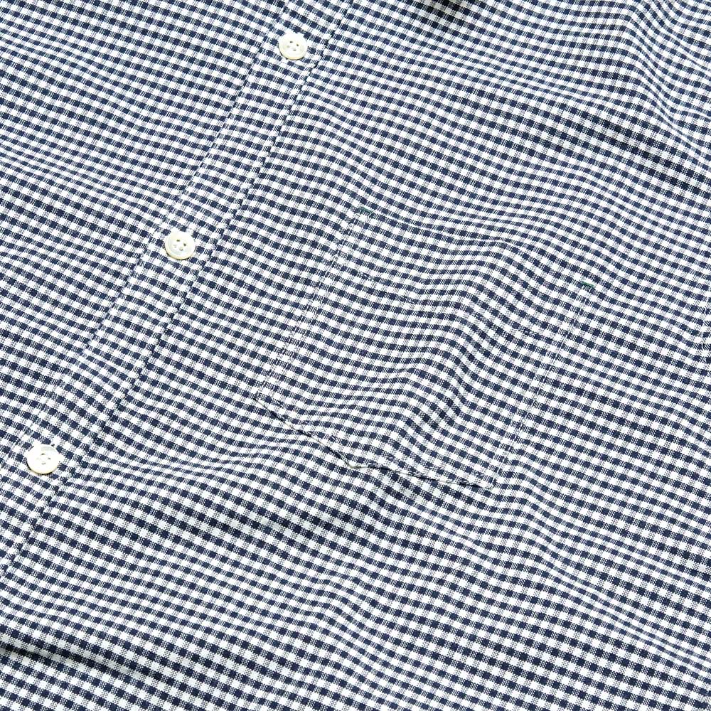 BURGUS PLUS - Gingham Plaid BD Shirt - HBP-303B-NV