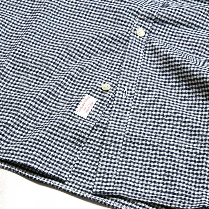 BURGUS PLUS - Gingham Plaid BD Shirt - HBP-303B-NV