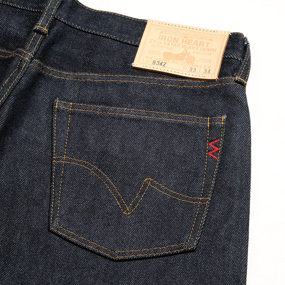 IRON HEART - 21oz. REGULAR DENIM STRAIGHT - IH634Z
