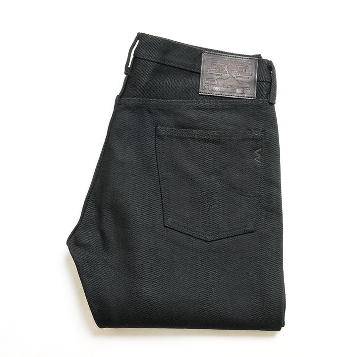 IRON HEART - 21oz. REAL BLACK EXTRA HEAVY DENIM - IH9634Z